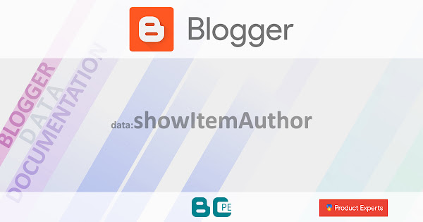 Blogger - Gadget Feed - data:showItemAuthor
