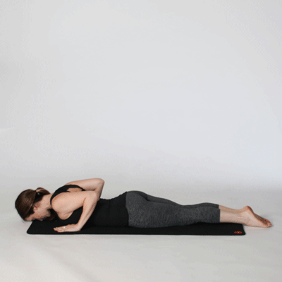 yoga spinx pose