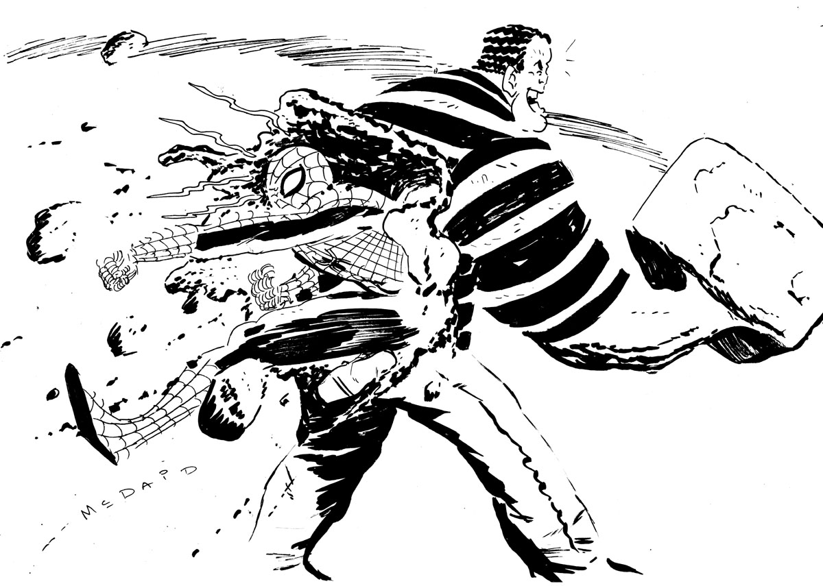 Песочный человек рисунок