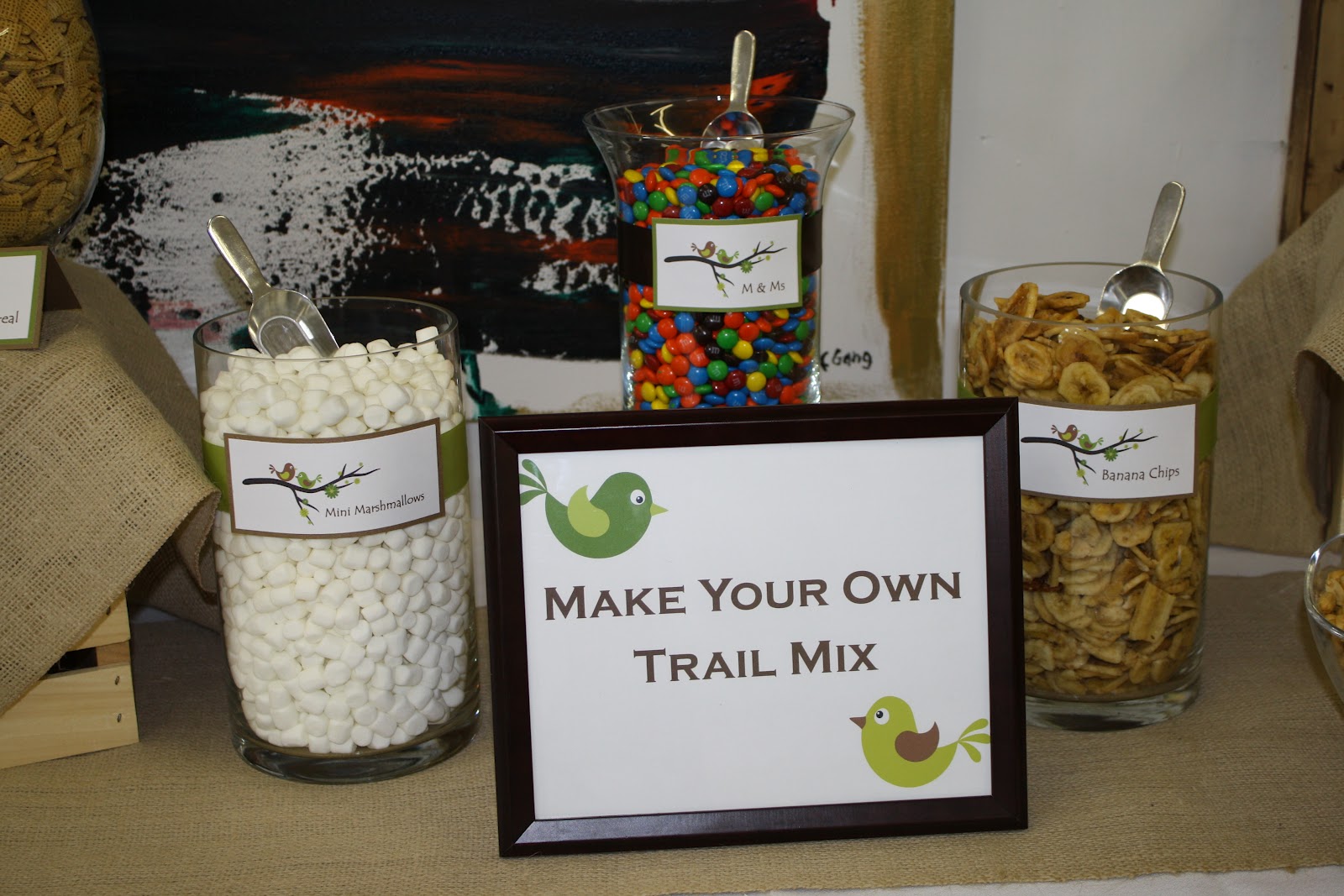KrinkledKrafts Make Your Own Trail Mix Bar