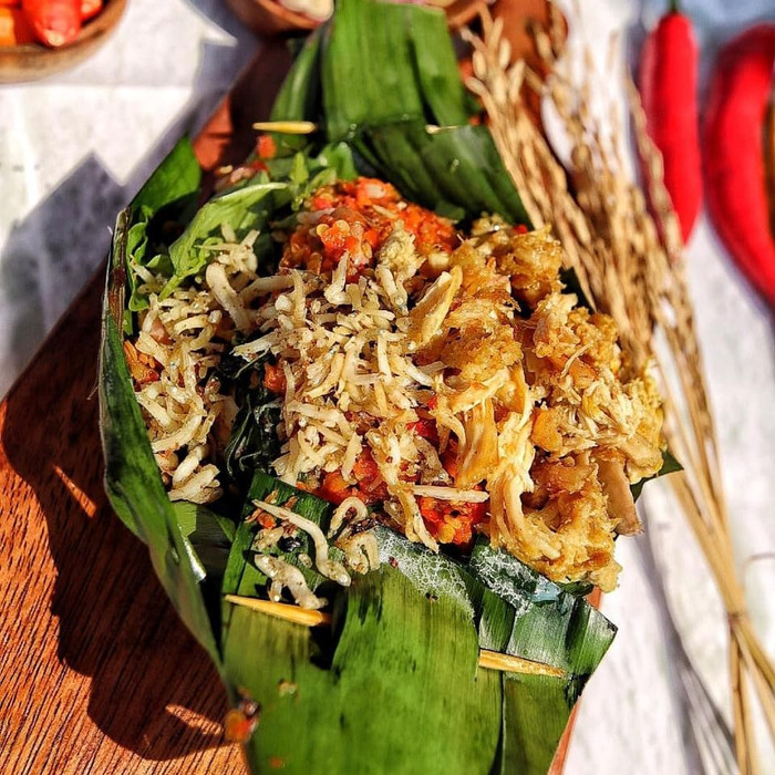  Resep Nasi Bakar  Teri Ayam Spesial SKCK