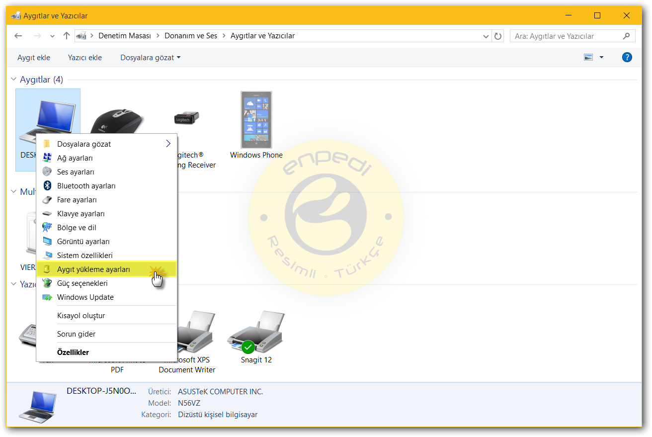 Hançer düşmesi windows 10 indir