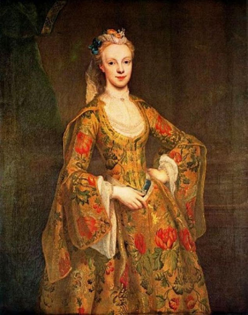 Леди Понсонби -урожденная Каролина Кавендиш (1719-1760) –  в костюме Венециано
