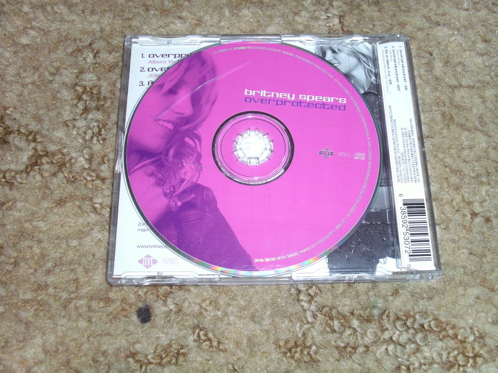 My Amazing Britney Collection Overprotected (UK Single)