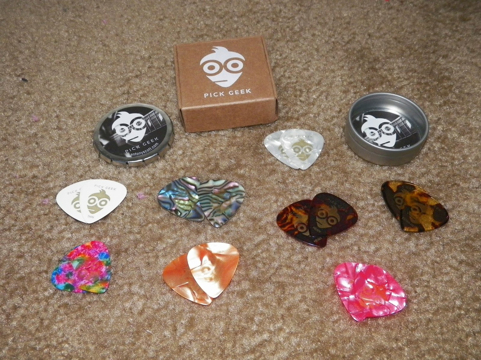 mygreatfinds PickGeek Guitar And Base Pick Set Review