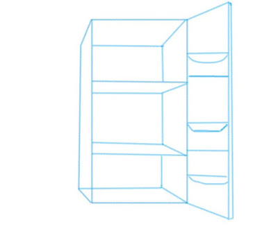 refrigerator-drawing