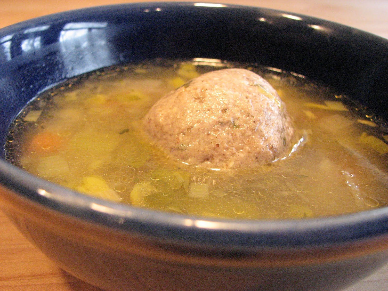 THE VOLUPTUOUS VEGETARIAN Leek and Vegetable broth for Matza Ball Soup