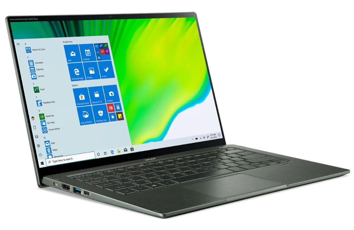 Acer Swift 5 SF514-55TA 797T, Laptop Premium dengan Casing Berlapis Antimicrobial