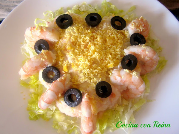 Ensaladilla de langostinos