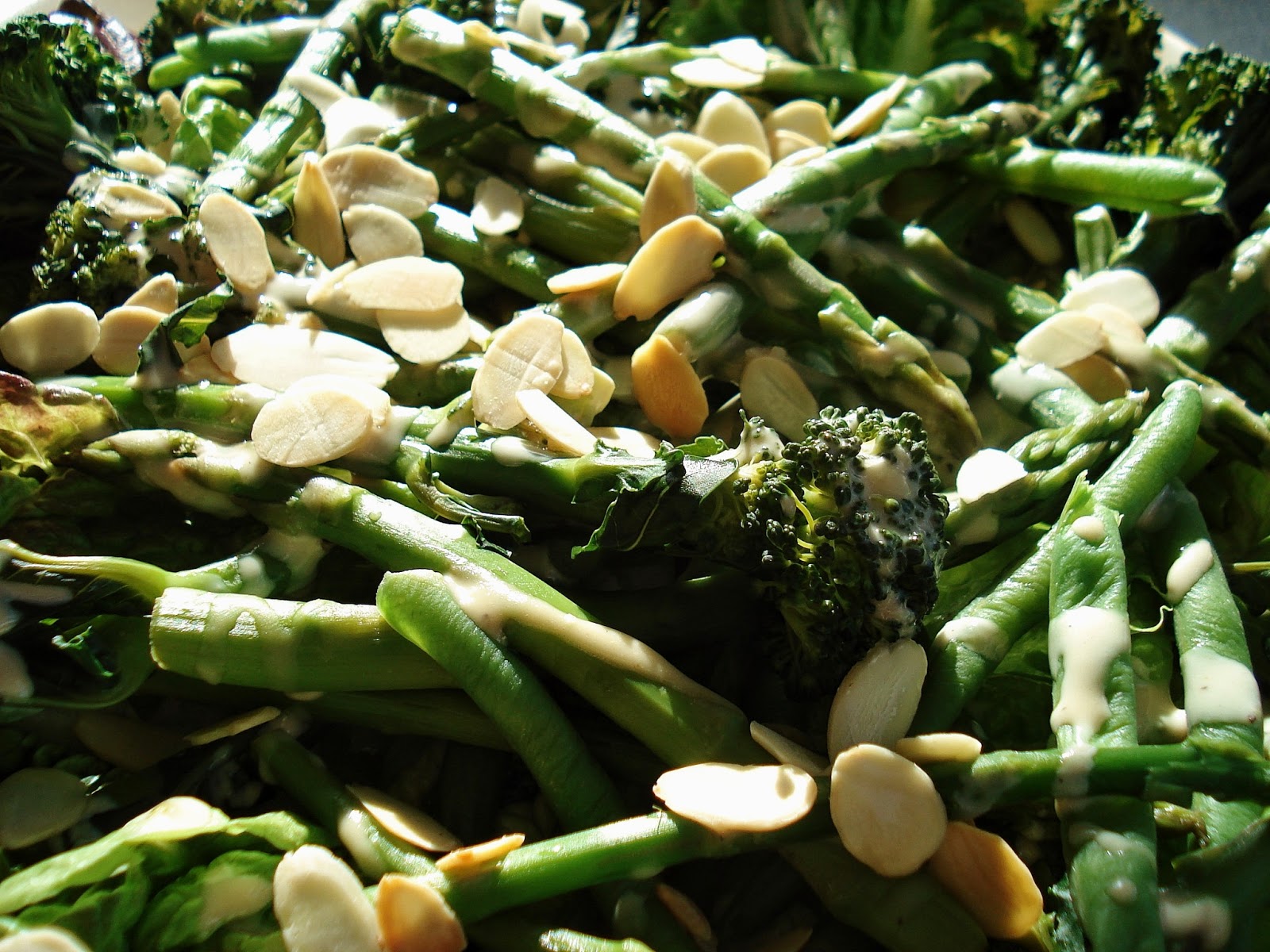 Asparagus, Tenderstem Broccoli & Green Bean Salad GF SCD Gluten Free SCD and Veggie