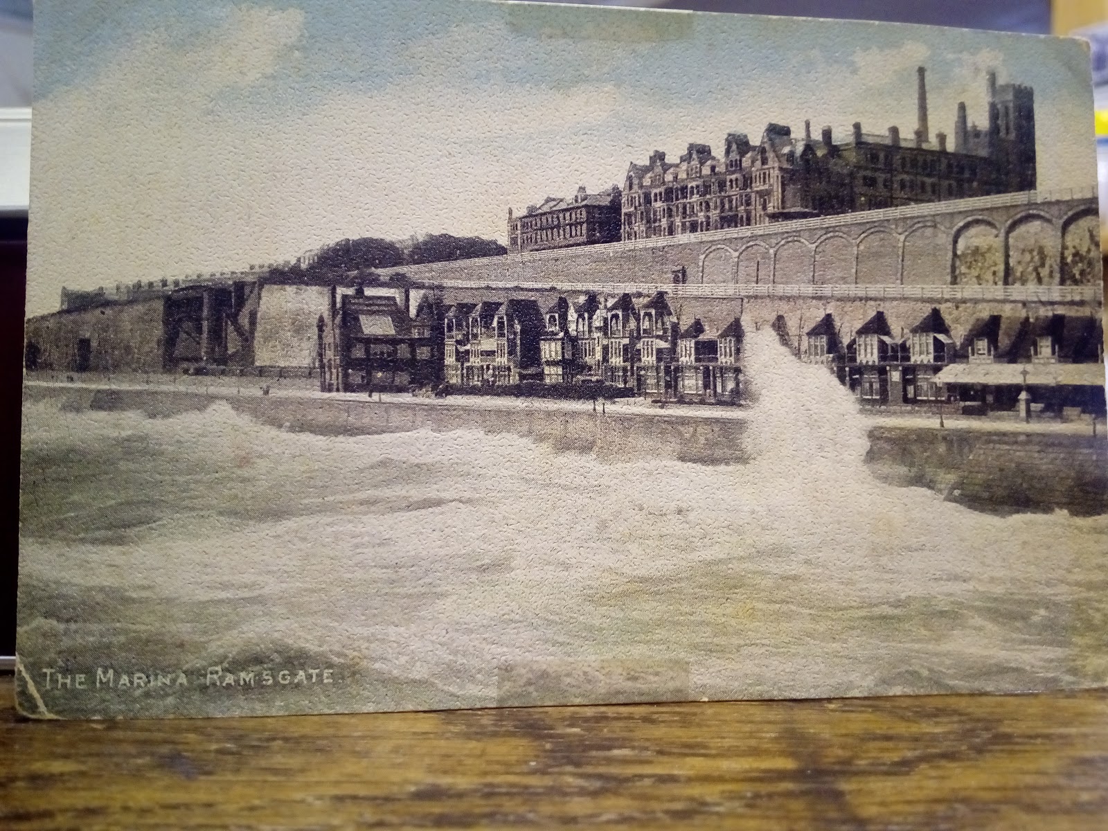 Tent pitched at Abbot's Hill Ramsgate and more old postcards