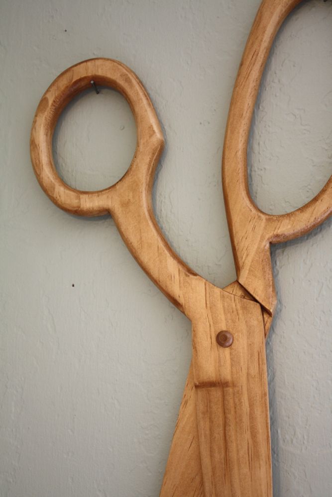 wooden scissors