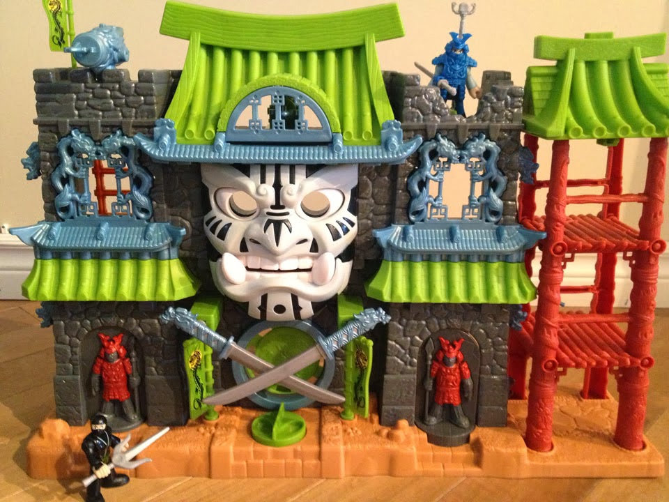 Fully Jointed Play Figures Imaginext Samurai Castle