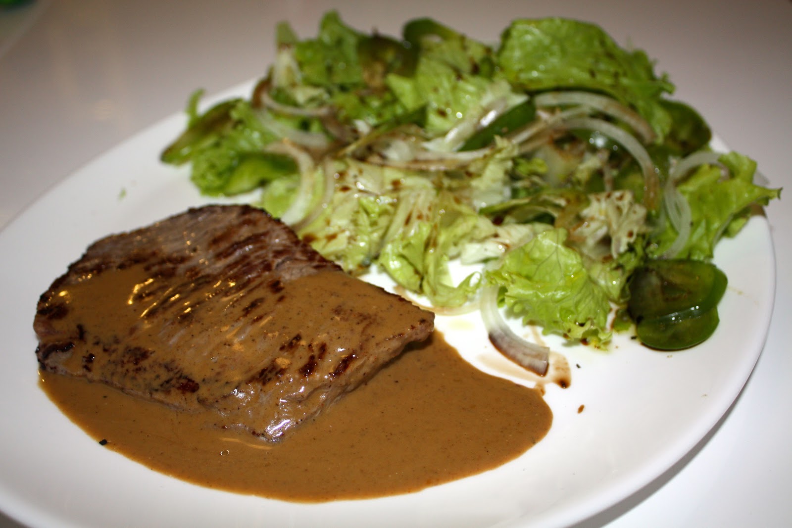 Pierrot Gourmet Sauce au poivre vert (maison bien sûr)