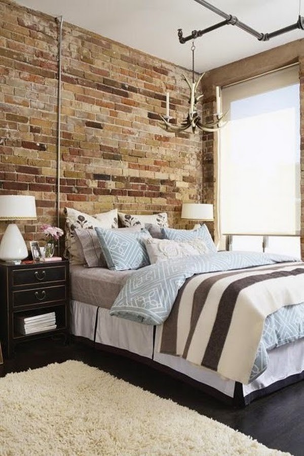 How to decorate brick wall