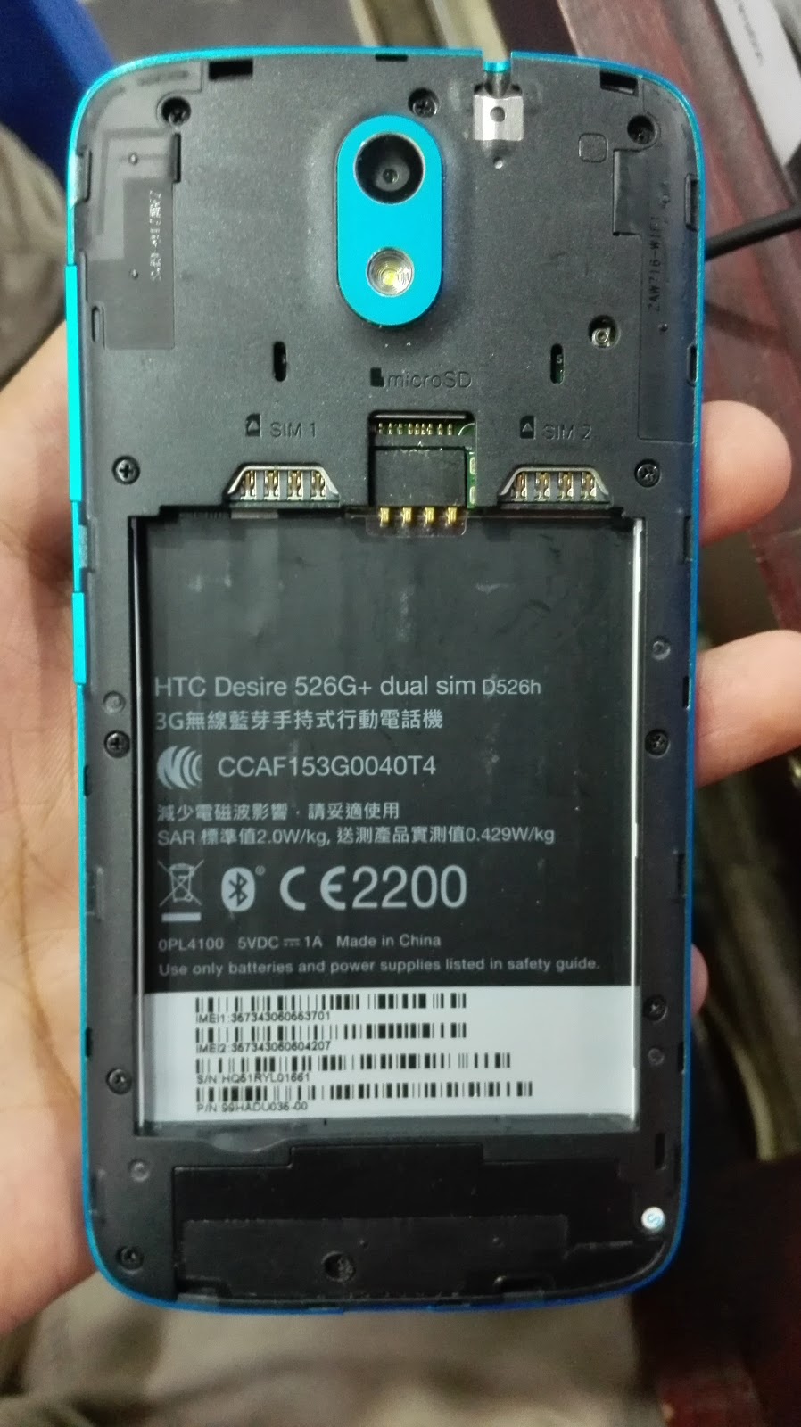 htc desire 526g dual sim d526h mt6592