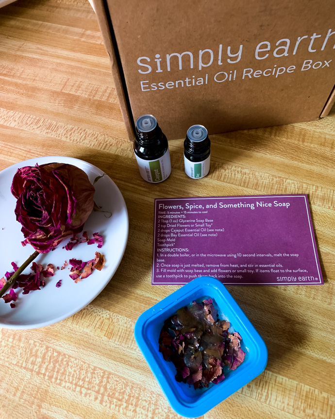 Flower and spice soap