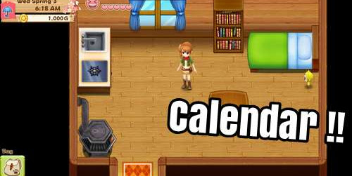Calendar | Harvest Moon: Light of Hope Guide