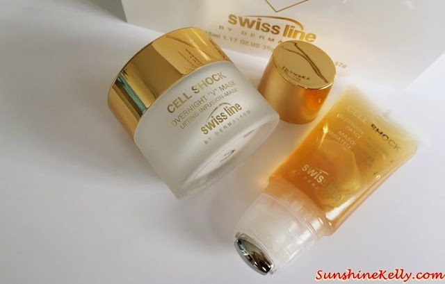 Swiss line Cell Shock Overnight V Mask Review, Swiss line, Lifting Infusion Mask, Sculpting Patch Mask,