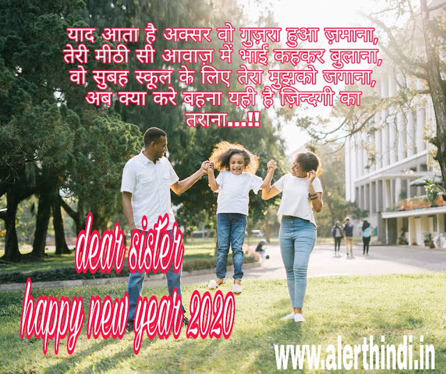 HAPPY NEW YEAR 2020 SISTER SHAYARI WISHES HAPPY NEW YEAR 2020 SISTER SHAYARI WISHES