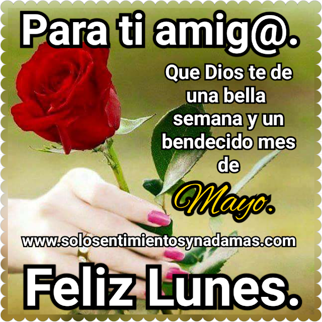 Feliz lunes.