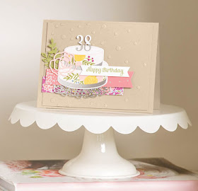 Stampin' Up! Cake Soiree + Sweet Cake Framelits Birthday Card ~ 2018 Occasions Catalog