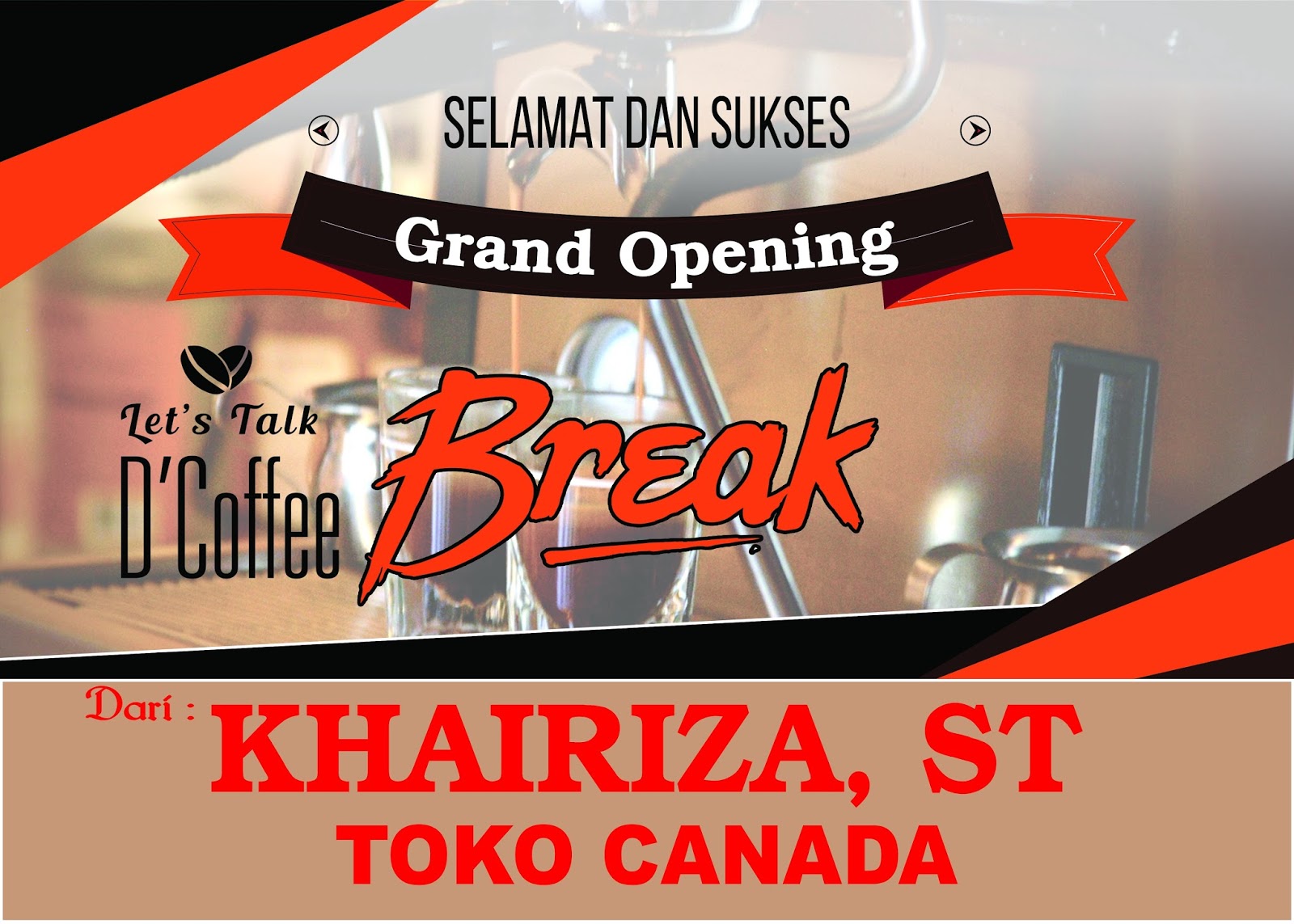 Keren Spanduk Grand Opening Erlie Decor