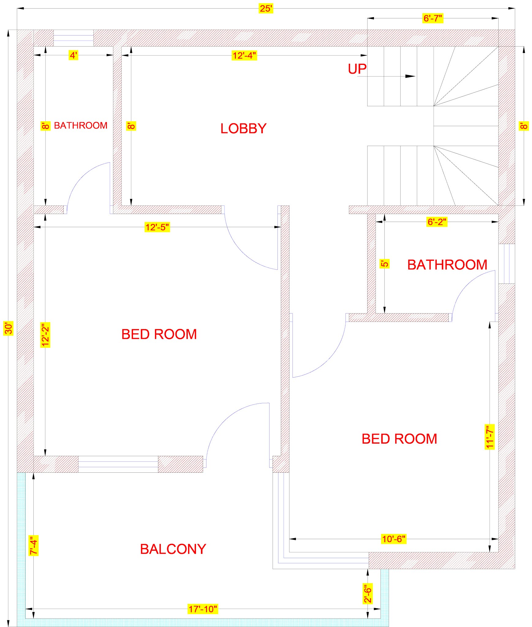 25X30 House Design With Floor Plan And Elevation Adobe BoX