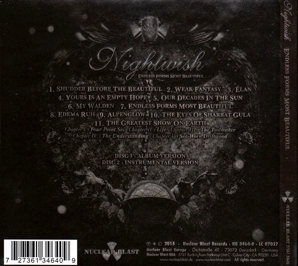 Sinta A Escuridao Metal Blog Nightwish Endless Forms Most Beautiful