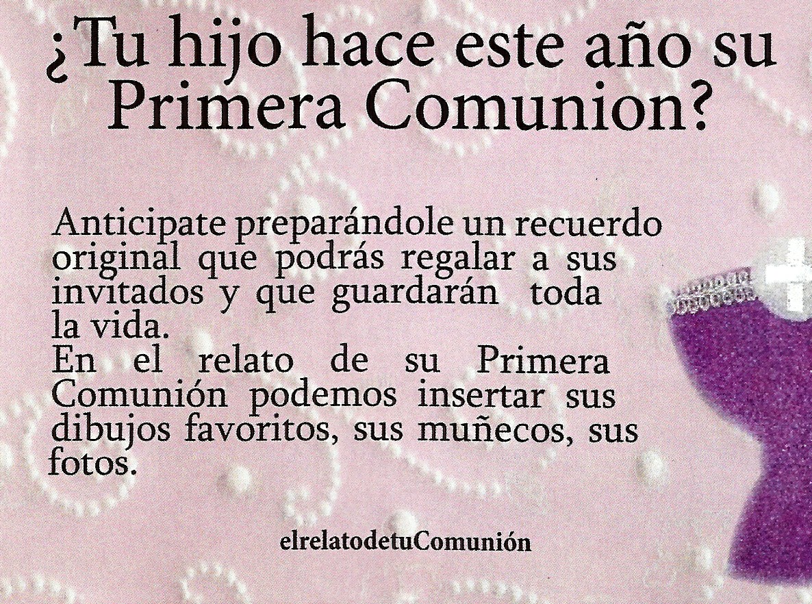 EL RELATO de tu Boda, Bautizo,