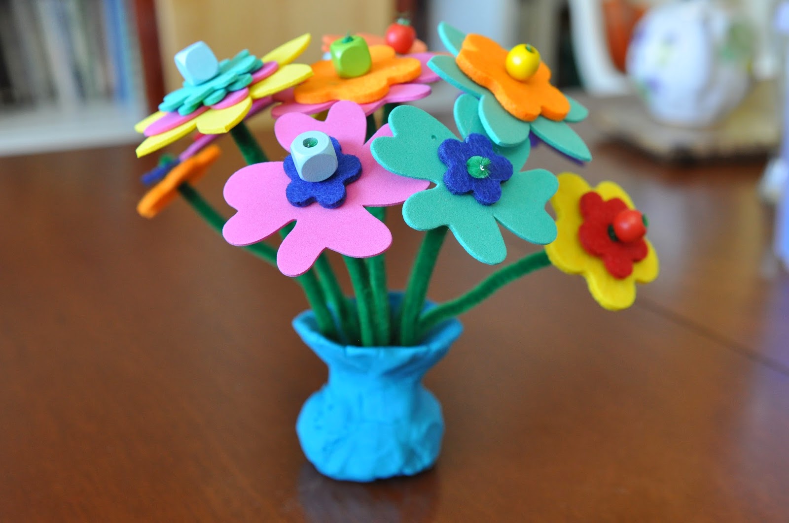 Creative Projects for Kids Bouquet in PlayDoh Vase