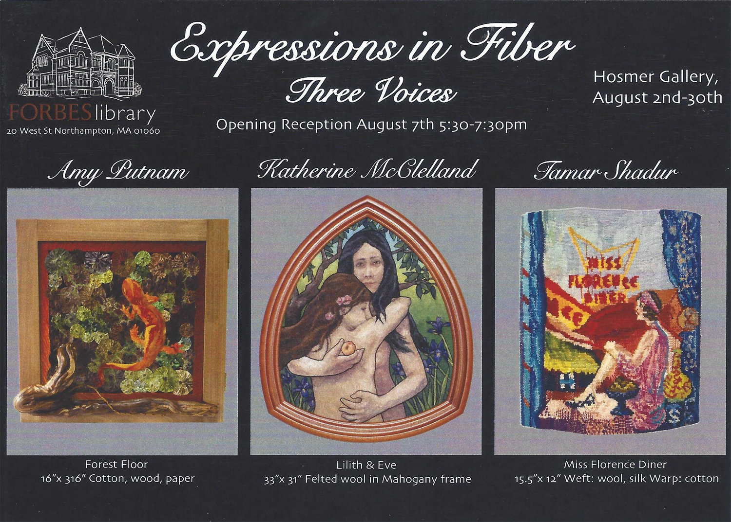 TAPESTRY WEAVERS in NEW ENGLAND