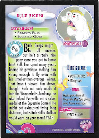 My Little Pony Bulk Biceps Series 3 Trading Card
