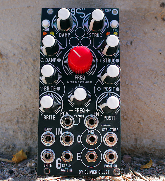 MATRIXSYNTH Bluelantern DIY 12hp Rings Eurorack Module