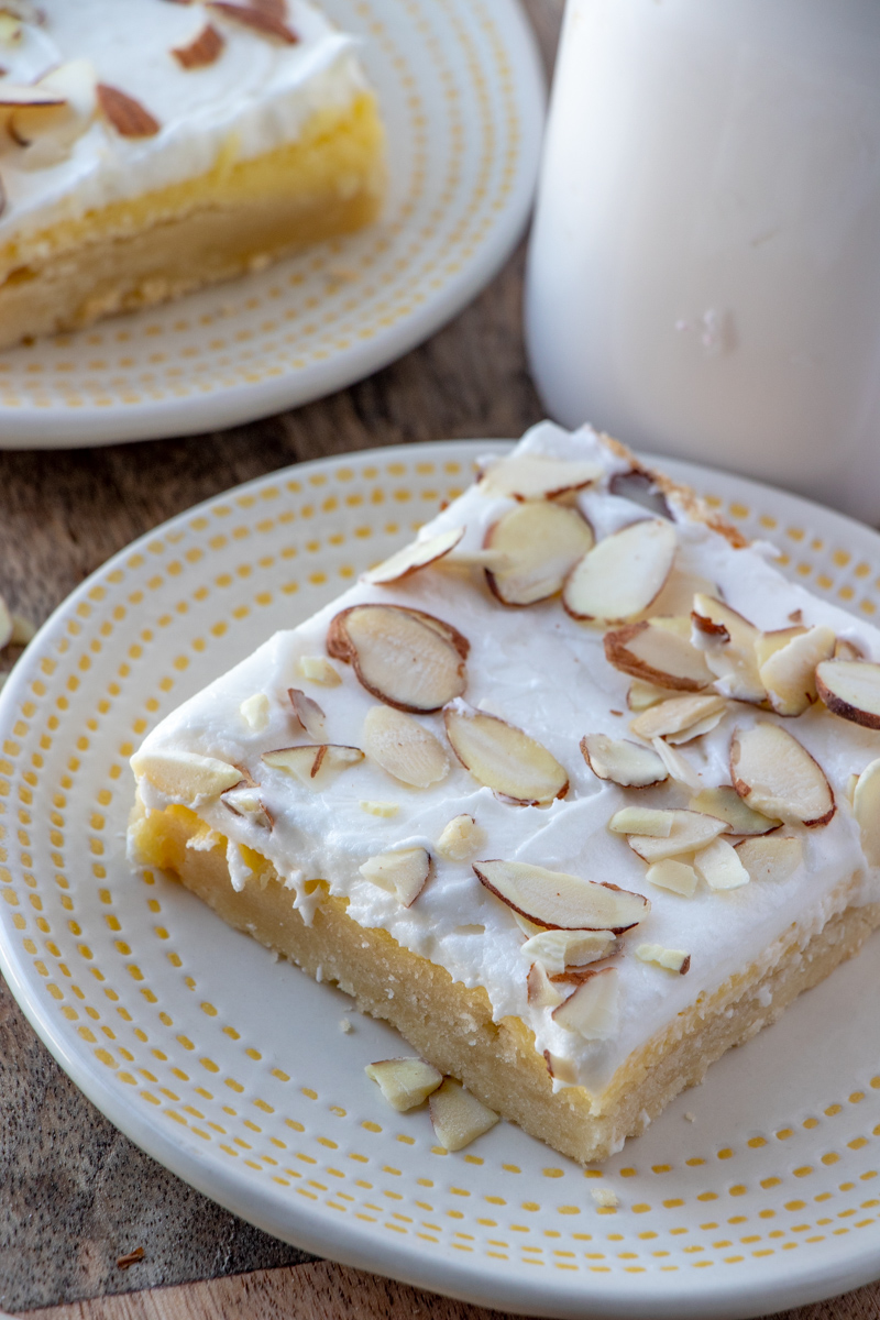 Hot Eats and Cool Reads Almond Cream Cheese Bars Recipe
