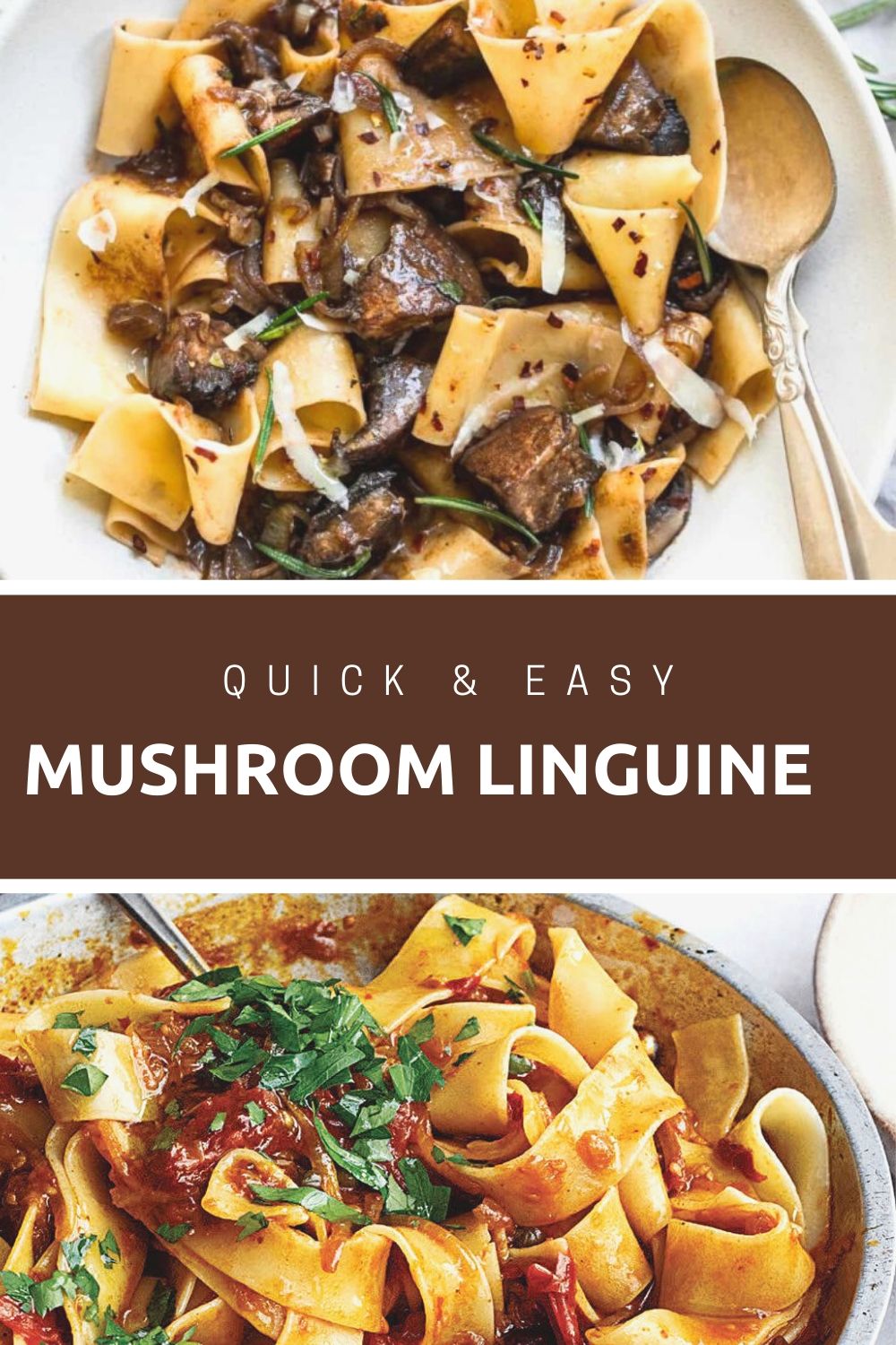 Quick & Easy Mushroom Linguine