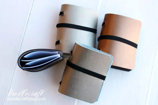 DIY Leather Notepad with Crochet Pouch: Quick Cricut Craft
