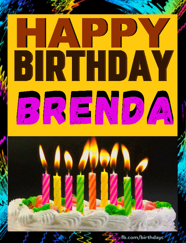 Happy Birthday Brenda image gif