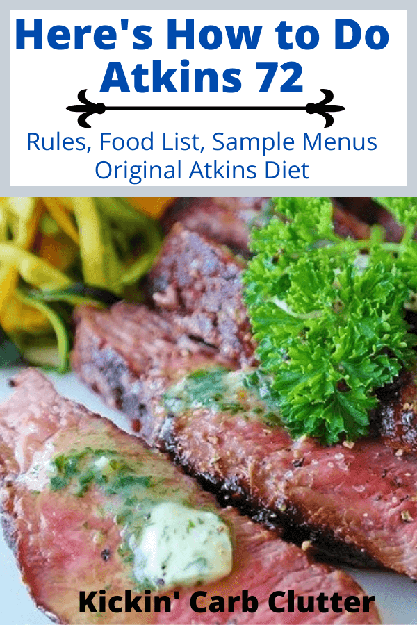 Atkins 72, An Alternative LowCarb Plan