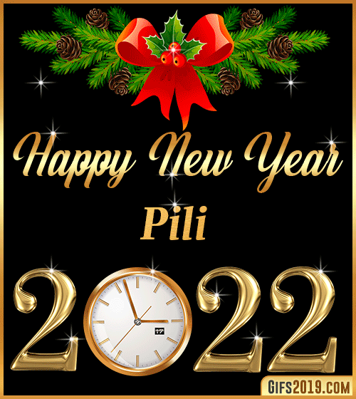 Gif Happy New Year 2022 Pili
