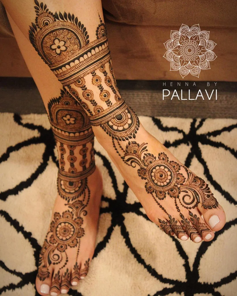 New Mehndi Designs – Beautiful Foot Mehndi Designs # a1