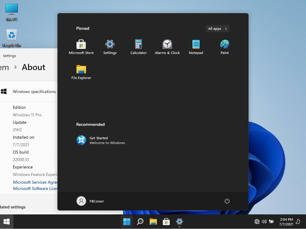 Download Windows 11 Fbconan S Windows 11 Pro Compactlite 22000 160 ...