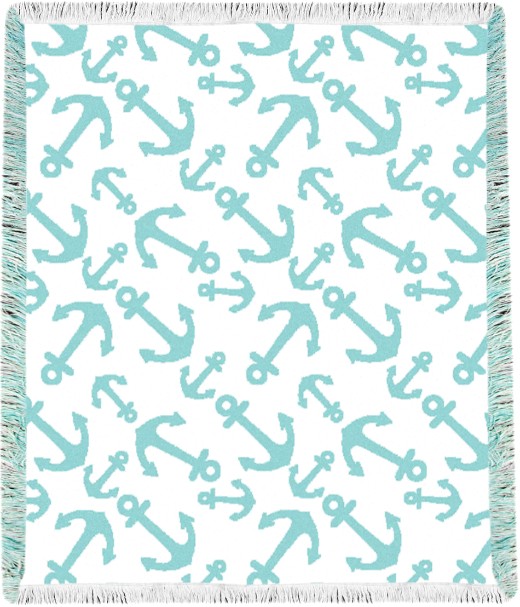 Coastal and Nautical Throw Blankets