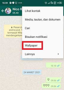 Cara Mengatur Whatsapp Agar Wallpaper Setiap Chat Berbeda Wafbig