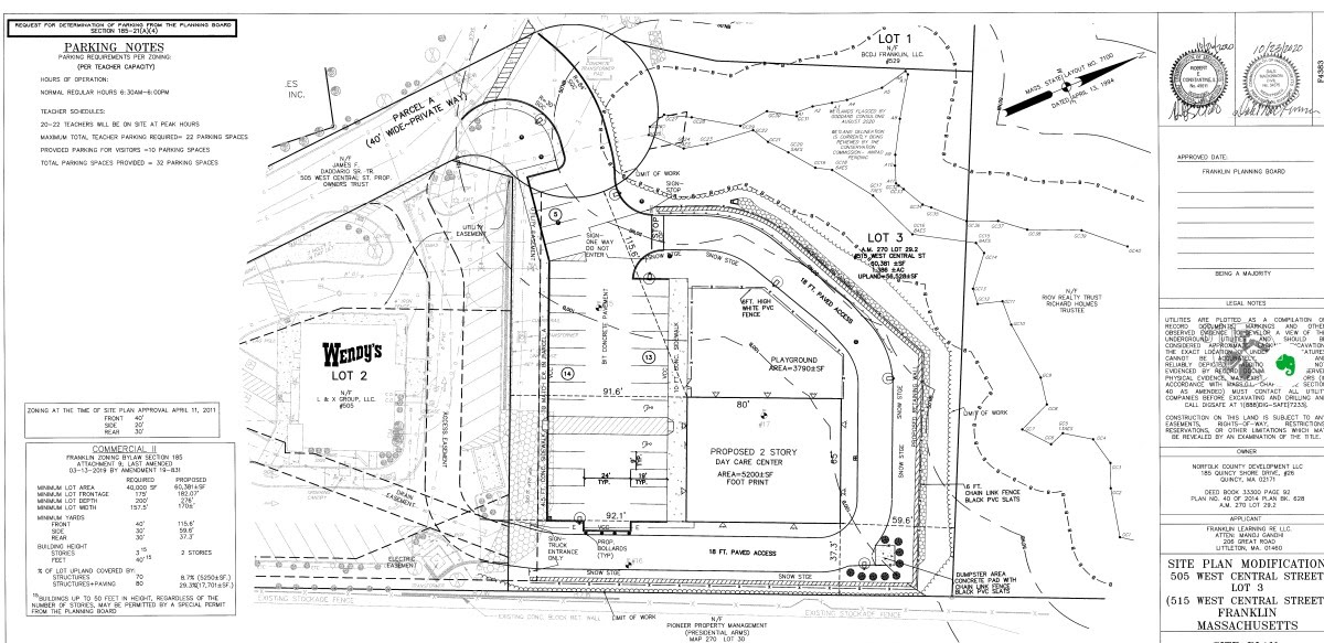Franklin Matters Planning Board Public Hearing 515 W Central St