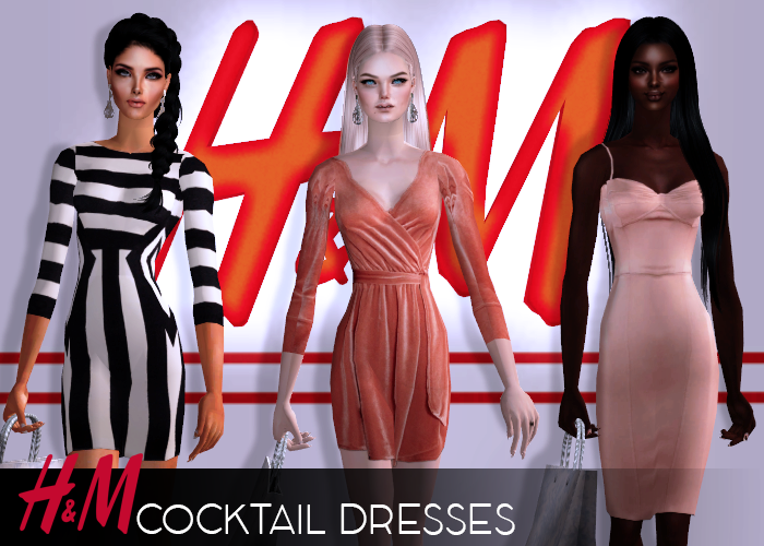 QuadradoSims H&M COCKTAIL DRESSES