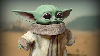 Baby Yoda of The Mandalorian plush toys coloring.filminspector.com