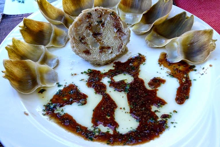 Kulinarische Welten zu Fisch und Meeresfrucht Artischocken mit Estragon Vinaigrette (2)