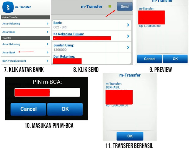 Cara Transfer dari BCA ke BRI Lewat BCA Mobile