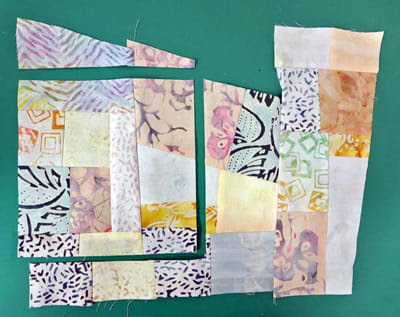 Patchwork tissu chutes/SCRAPS/Restes 4 Designs Patchwork tissu chutes/SCRAPS/Restes 4 Designs